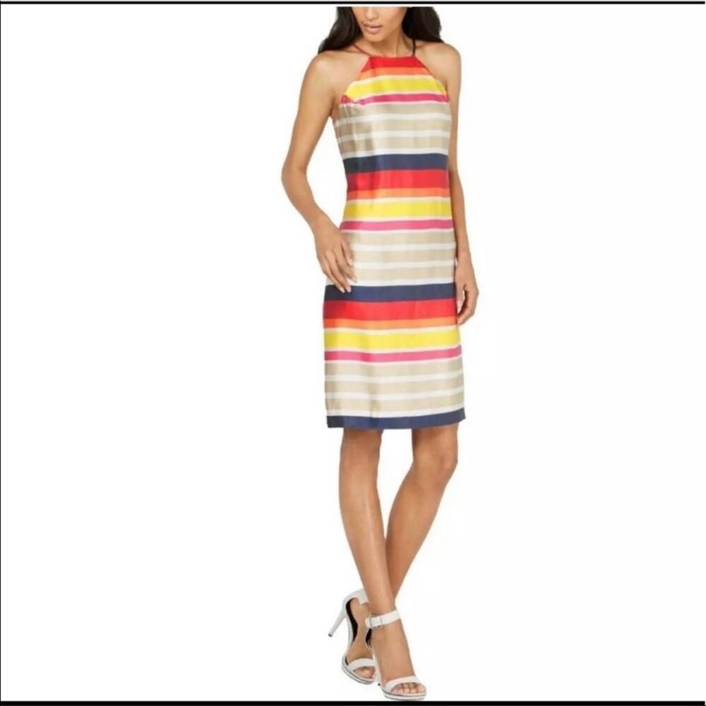 New Trina Turk Vanah Striped Dress